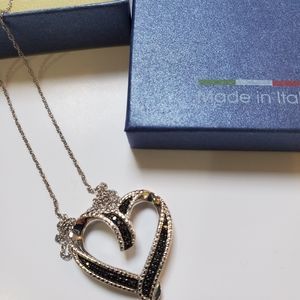 NIB Sterling silver necklace and pendant